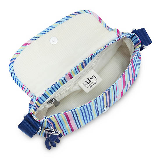 Kipling Sabian Klassiska Printed Crossbody Mini Väska Blå | SE 1875XY